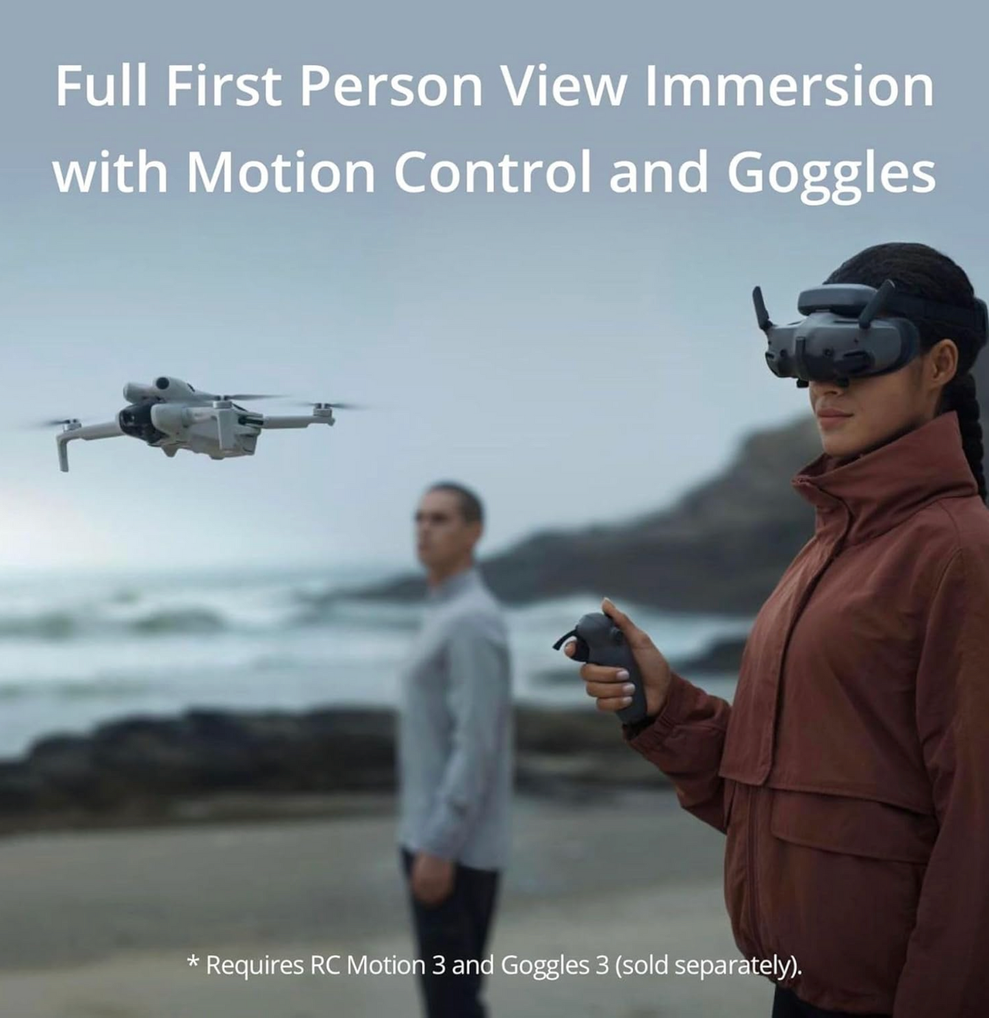 DJI Mini 4 Pro Fly More Combo Camera Drone (with RC 2 Remote)